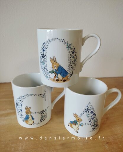 Tasse / Mug initiale Pierre Lapin