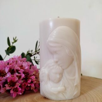 Bougie Vierge à l'Enfant