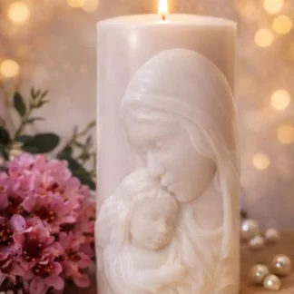 Bougie Vierge à l'Enfant